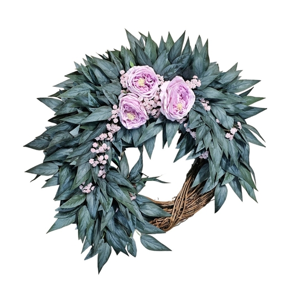 Eucalyptus Rose wreath - Picture 2 of 8